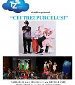 Teatrul Zurli revine. In acest weekend jucam Cei trei purcelusi