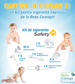 Castiga in fiecare zi un kit pentru siguranta copilului de la Bebe Concept