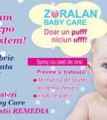 Castiga o invitatie la Baby Expo si testeaza ZORALAN BABY CARE, spray pentru eritem fesier