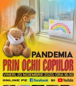 Conferința „Pandemia prin ochii copiilor" va avea loc online, pe 20 noiembrie, de Ziua Internațională a Drepturilor Copiilor