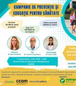 Prevenție pentru sănătate. Fundația Comunitară Buzău organizează un eveniment live pentru tine și familia ta