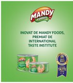 Mandy Foods câștigă Superior Taste Award 2022 pentru produsul “Vegetal Original”