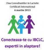 6 martie: Ziua Consultantilor in Lactatie Certificati International