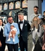 Întâlnire emoționantă între Isaia, fiul cel mic al Vlăduței Lupău și nașii lui de botez. Cum l-a așteptat familia Măruță pe finuțul lor