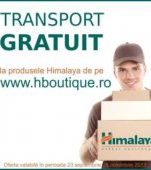 Livrare gratuita pentru produsele Himalaya pana pe 6 octombrie