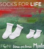 Socks for life aduce lupta impotriva prematuritatii si in Romania