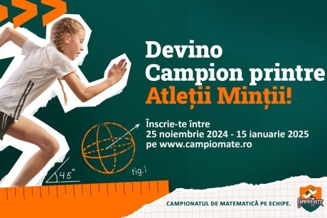 Start CampioMATE 2025: înscrierile în Campionatul de matematică pe echipe au început