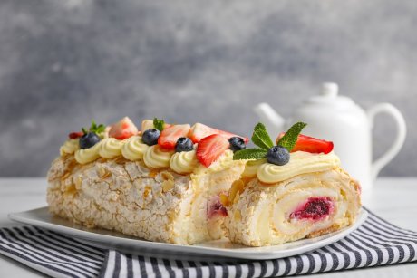 Rulada Pavlova: cea mai bună rețetă