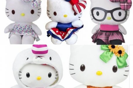 Castiga 5 mascote Hello Kitty