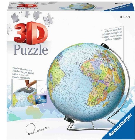 puzzle 3D globul pamantesc