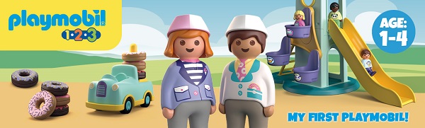 gama PLAYMOBIL 1.2.3 , ideala pentru copiii cu varsta cuprinsa intre 1 si 4 ani